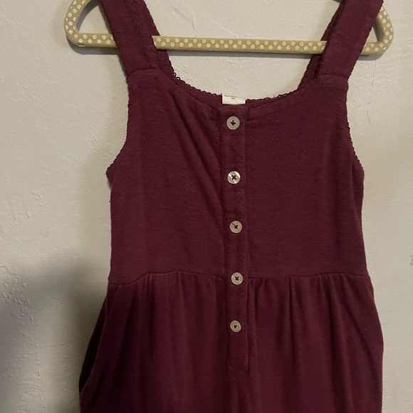 Kate Quinn Maroon Guacho Jumpsuit - Picture 3 of 5